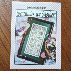 Beatitudes for Mothers Cross Stitch Pattern Pamphlet